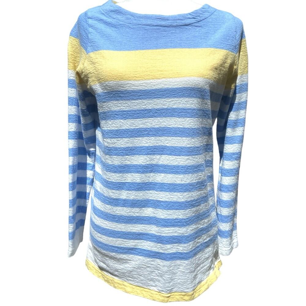 ISLE The Edinburgh Woolen Mill Striped Long Sleeve‎ Top